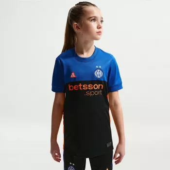Nike Inter Milan 2026 Stadium SE Children's Football Jersey - Black/Blue - Size L