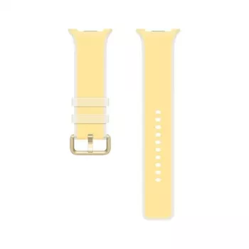 Samsung Misty Band M/L pour Galaxy Watch9 (Watch8) - bracelet sport en fluoroélastomère jaune