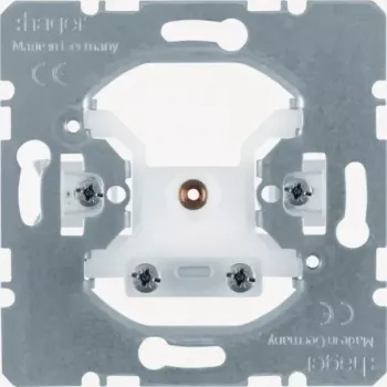Sortie de câble Hager WDF4400 avec serre-câble, module encastré, blanc polaire