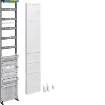 Panneau de comptage Hager ZU59VT5APZ2 Univers Z 2 champs tableau de distribution 5 pôles pour 1 compteur avec espace APZ