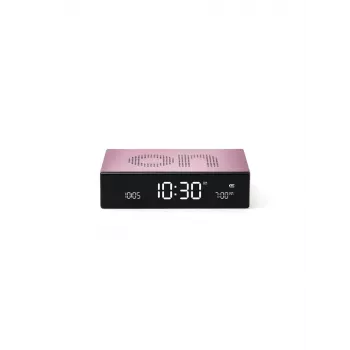Lexon Flip Premium Digital Alarm Clock Light Pink LR152LP