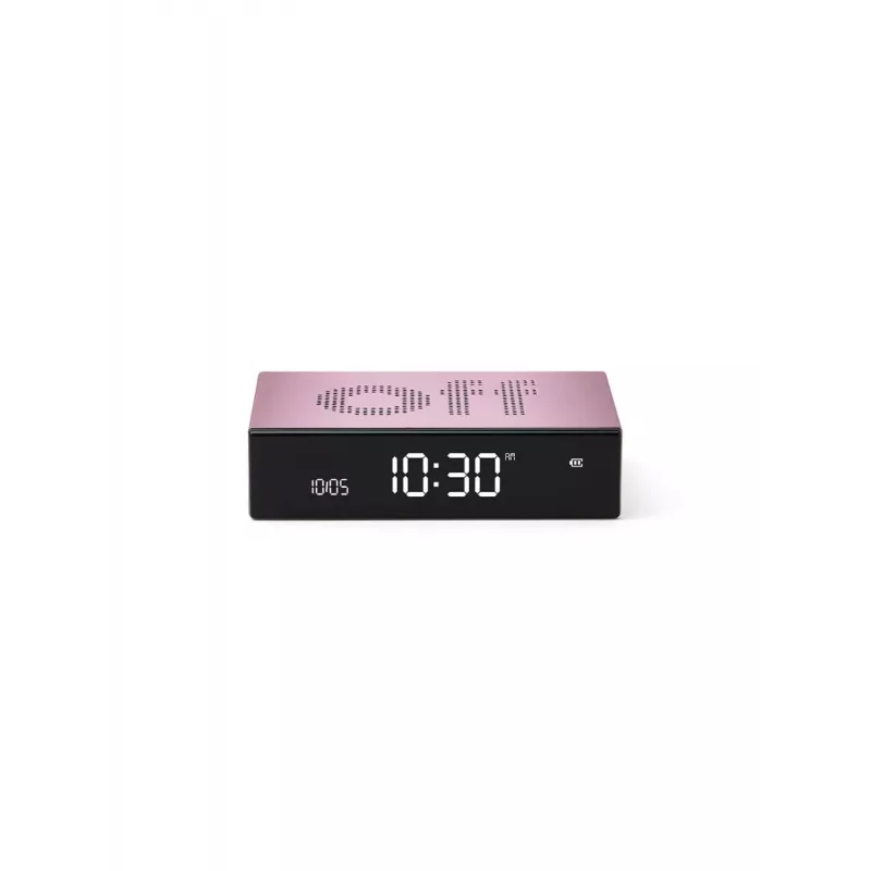 Lexon Flip Premium Digital Alarm Clock Light Pink LR152LP
