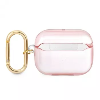 GUESS Coque pour AirPods Pro avec dragonne rose Strap Collection