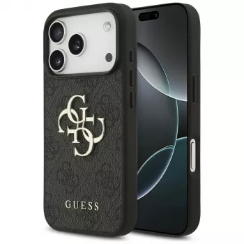 GUESS 4G Big Logo Protective Case for iPhone 17 Pro / 18 Pro - Black