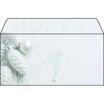 Enveloppe cadeau de Noël Sigel DU132, gris/argent, 90 g/m²