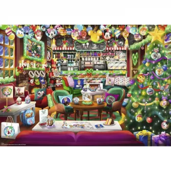 Ravensburger Puzzle Disney Christmas Cafe (1000 pièces)