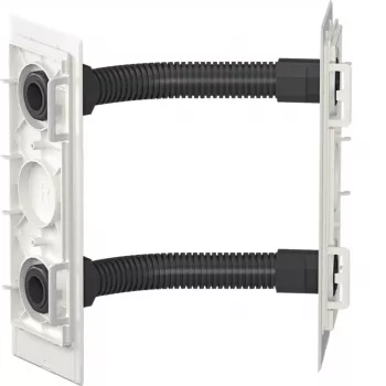 Hager ZM01AAR connecteur d'angle pour boîtiers AAR, armoire à armoire, 90°, acier