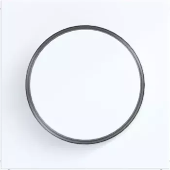 HAGER WAN7060WG Plaque centrale pour variateur rotatif / potentiomètre rotatif, A.x/C.x, blanc