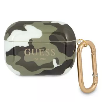 GUESS GUAPUCAMA AirPods Pro Cover Green/Khaki Camo Collection