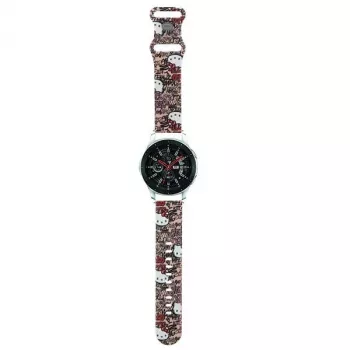 Hello Kitty bracelet de montre universel en silicone Graffiti rose 22 mm