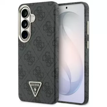 Guess 4G Triangle Logo MagSafe Case for Samsung Galaxy S26 - Black