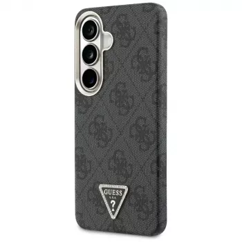 Guess 4G Triangle Logo MagSafe Case for Samsung Galaxy S26 - Black