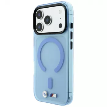 Coque BMW M IML Frosted MagSafe pour iPhone 18 Pro / 17 Pro - Bleu