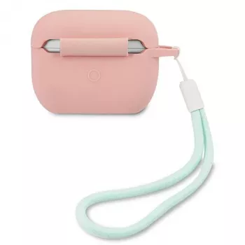 GUESS GUACAPLSVSPG AirPods Pro Case Silicone Vintage Pink Green