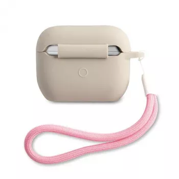 GUESS Vintage Silicone Case for Apple AirPods Pro - Grey Pink