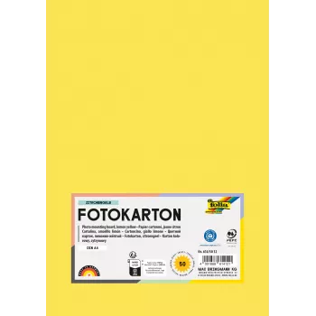 Carton jaune A4 Folia 614/50 12 300 g/m² 50 feuilles