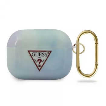 Coque GUESS pour AirPods Pro Bleu Tie & Dye Collection