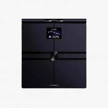 Withings Body Fit balance connectée avec composition corporelle segmentaire, analyse du métabolisme et de la santé cardiaque, dispositif médical, noir