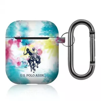 Coque U.S. Polo Assn. US Polo AirPods 1/2 multicolore collection Tie & Dye