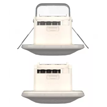 THEBEN theLuxa 103 S360-100-12 DE-UP WH Passive Infrared Ceiling Presence Detector, Flush Mount, White