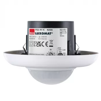 Détecteur de présence PIR BEG LUXOMAT PD2-M-1C-UP encastré, 1 canal, blanc