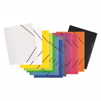 Pagna 21613-17 A4 Document Folder with Elastic Band, Polypropylene, Green