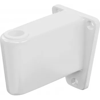 Support mural Goobay pour lampes loupe à bras articulé, métal, blanc (55771)