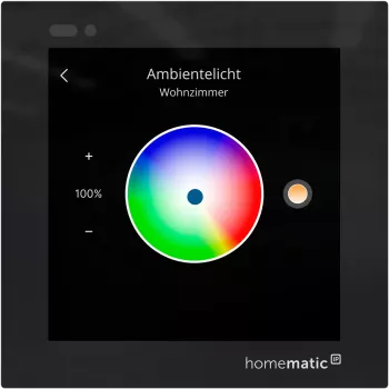 Homematic IP Glasdisplay - plus (HmIP-WGD-PL) écran de commande tactile Smart Home