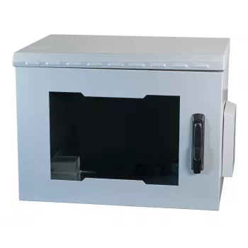 Armoire murale EFB Elektronik 691716IP55.2G 16U 600x600 mm IP55 porte vitrée gris clair RAL7035