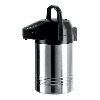 EMSA President Vacuum Insulated Thermal Carafe 3.0L Stainless Steel Black