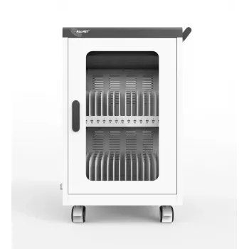 ALLNET chariot de charge 30 appareils avec 30 ports USB-A, puissance totale 360W, armoire en acier verrouillable, 30W par appareil (CX30-30W)