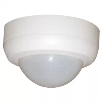 Détecteur de mouvement PIR pour plafond BEG LUXOMAT PD4 360°, portée 24 m, 1 canal, blanc