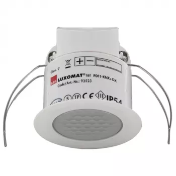 BEG PD11-KNXs-FLAT-DX-DE Détecteur de présence KNX, encastré, 360°, blanc