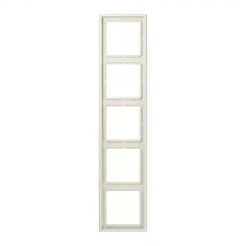 JUNG LS985W cadre 5 postes série LS blanc