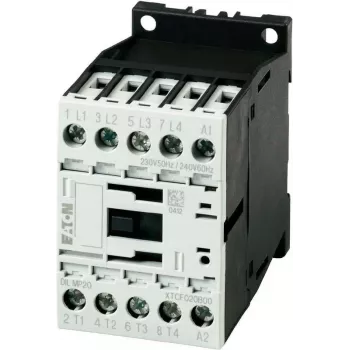 Eaton DILM9-01 Power Contactor, 3-Pole, 9 A, 230/240 V AC Coil, 1 NC Auxiliary Contact