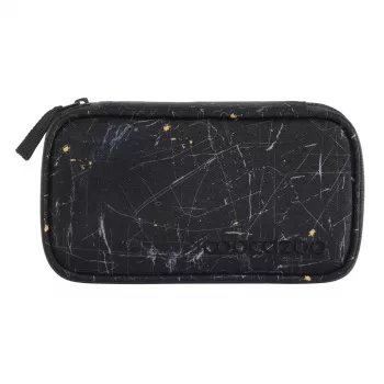 COOCAZOO Urban Metro Trousse, polyester, gris/noir/blanc, 22 x 10 x 6 cm, déperlant, résistant à la déchirure, sans PVC, sans PFC