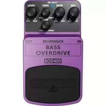 Behringer BOD400 pédale d’effet overdrive distortion pour basse