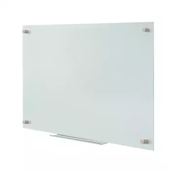 LogiLink EO0062 Magnetic Glass Whiteboard, Frameless, 120 x 90 cm, White