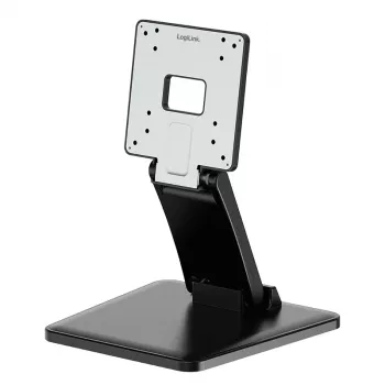 Support moniteur LogiLink BP0224 pour écrans tactiles 17-27 inch, charge 6,5 kg, VESA 75/100, inclinaison -90° à +90°