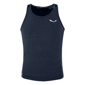 Débardeur sans manches Salewa Agner Hybrid Tank enfant - Navy Blazer Melange 104-116 cm