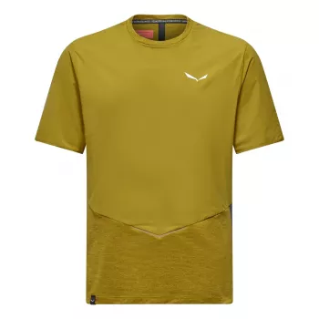 T-shirt Salewa Pedroc Dry Wind pour homme vert olive taille L