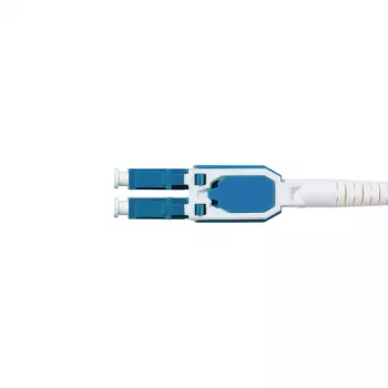 Câble de brassage fibre optique monomode LogiLink Uniboot Push-Pull LC-LC OS2, 0,5 m, LSZH, jaune