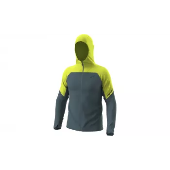 Veste coupe-vent de running Alpine Wind Jacket Dynafit, ultra yellow, taille M
