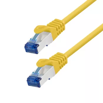 Câble patch Cat.6A S/FTP LSZH LogiLink, CCA, jaune, 10 m, EconLine