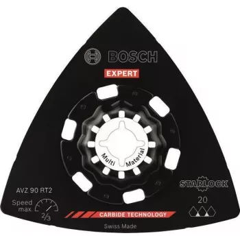Lame de scie segment Bosch Expert Carbide-RIFF ACZ 85 RT3 Starlock pour l'élimination du mortier de jointoiement et des matériaux abrasifs, 85 mm, 1 pièce