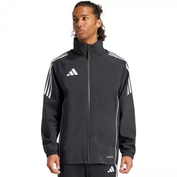 Veste de football Tiro 24 Rain pour homme adidas Noir Blanc IJ7390 M