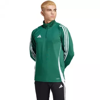 adidas Tiro 24 haut d'entraînement homme sweat-shirt vert-blanc IS1040 2XL