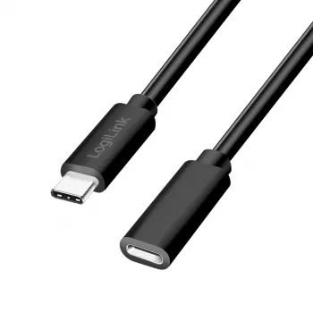 Câble de rallonge USB-C LogiLink CU0212 3 m, noir