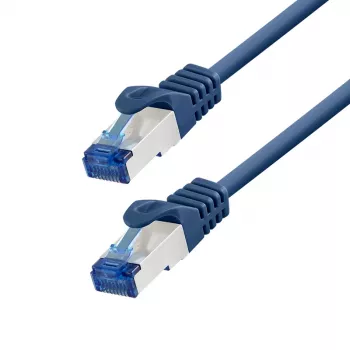 LogiLink câble patch Cat.6A S/FTP LSZH, 5 m, bleu, EconLine