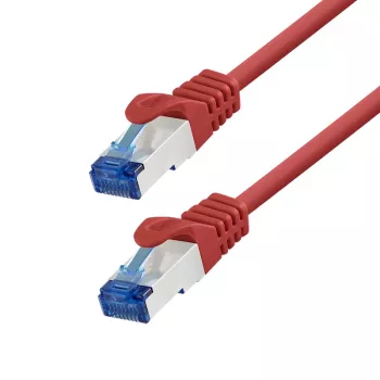 LogiLink Câble de raccordement Cat.6A CCA S/FTP LSZH, rouge, 10 m, EconLine